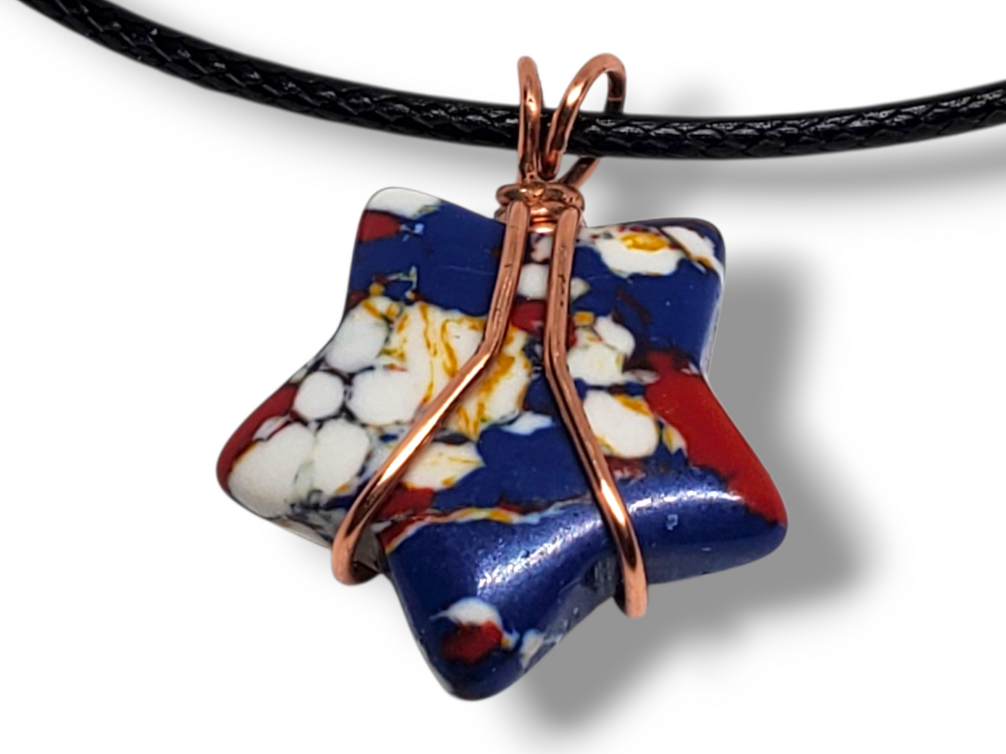Wire Wrapped Star Pendant