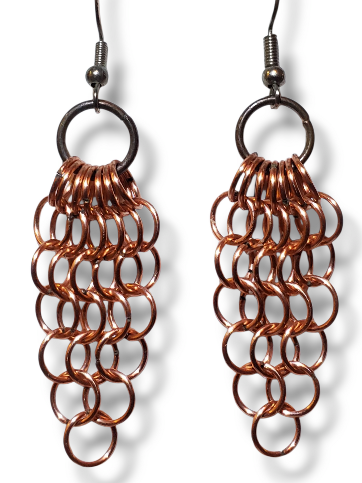 European Fan Dangle Earrings