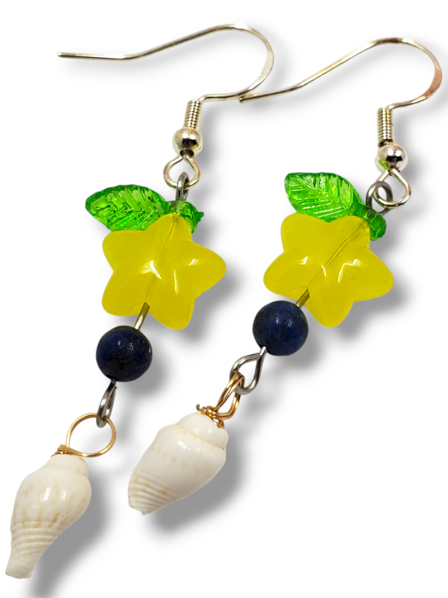 Paopu Star Fruit Inspired Earrings
