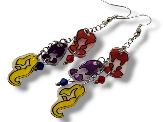 Hocus Pocus Inspired Dangle Earrings